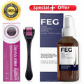 FEG Plus Hair Growth Spray 50ml + Derma Roller 0.5mm for Hair & Skin (2 IN 1 Hair Growth Bundle)