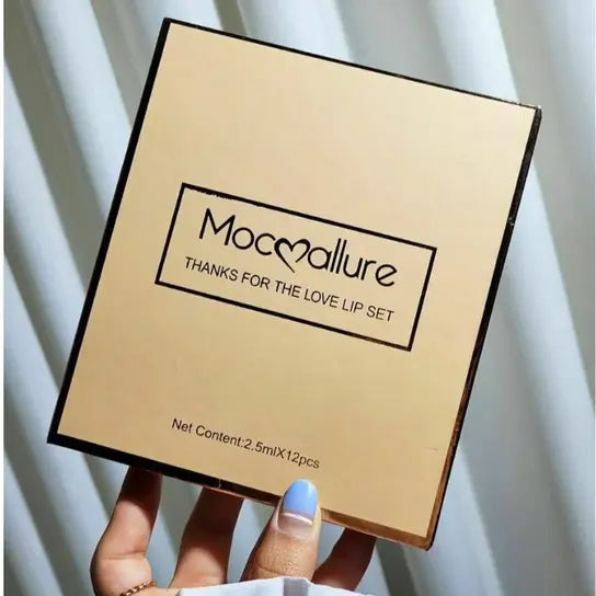 New Mocmallure 12 Colors Matte Liquid Lipstick Set