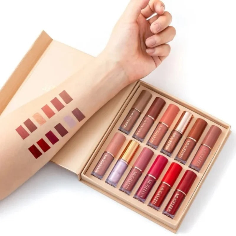 New Mocmallure 12 Colors Matte Liquid Lipstick Set